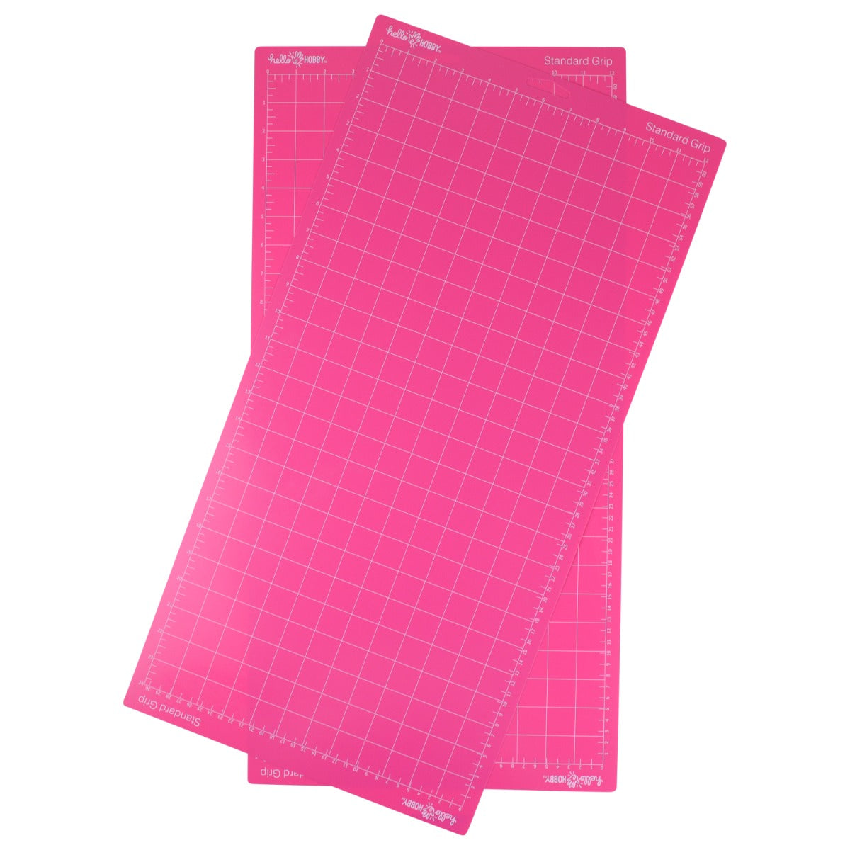 Westcott Hello Hobby 12’’ x 24’’ Standard Grip Adhesive Cutting Mat Pink 2 Count (55973-PARENT) - World’s Favorite