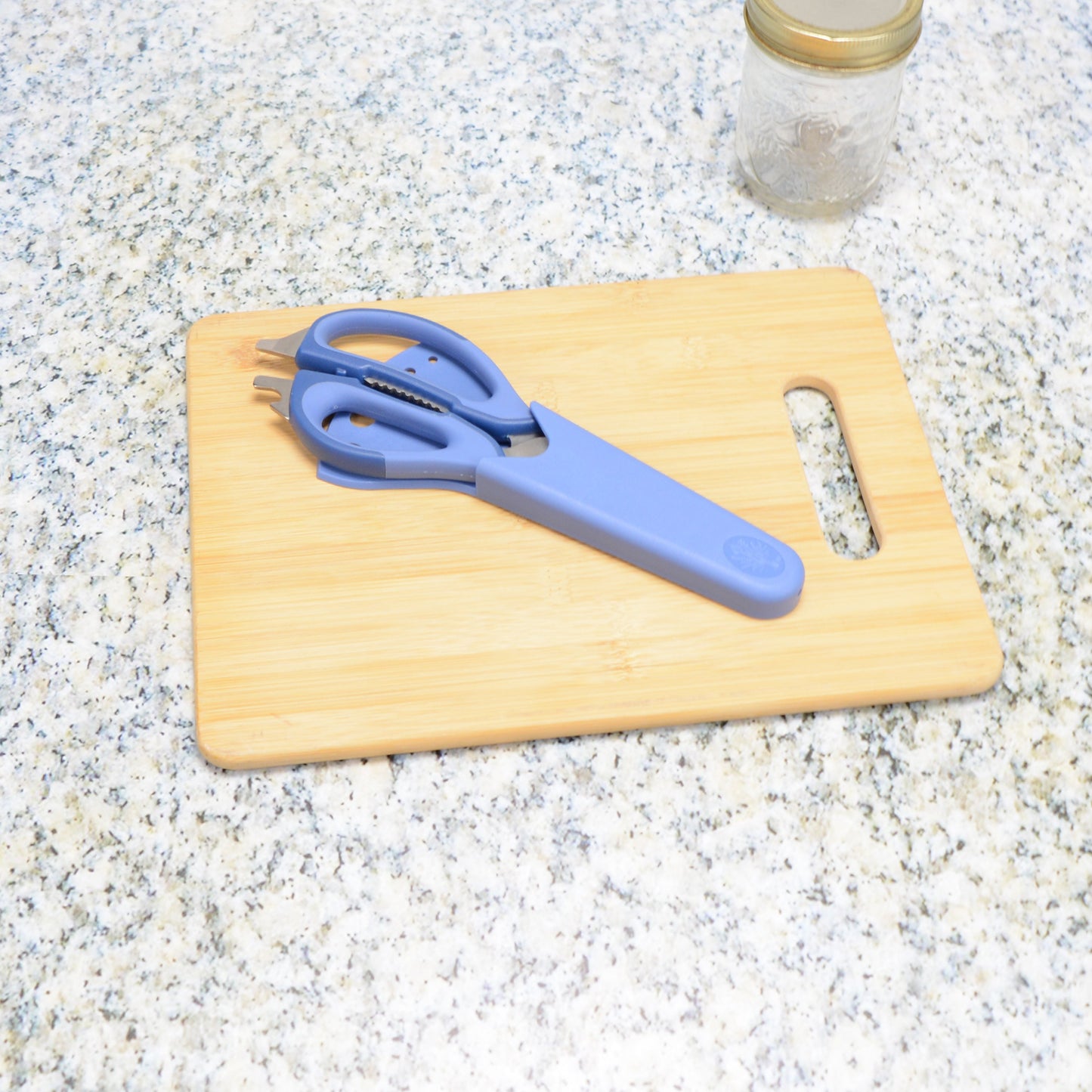 Westcott The Pioneer Woman 8 in 1 Stainless Steel Serrated Chef Kitchen Shears Blue Each (55993 PARENT) World’s