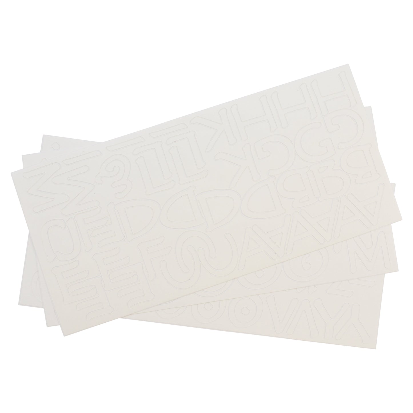 Westcott 1’’ LetterCraft Removable Vinyl Lettering Parchment White (15822) World’s Favorite Scissors