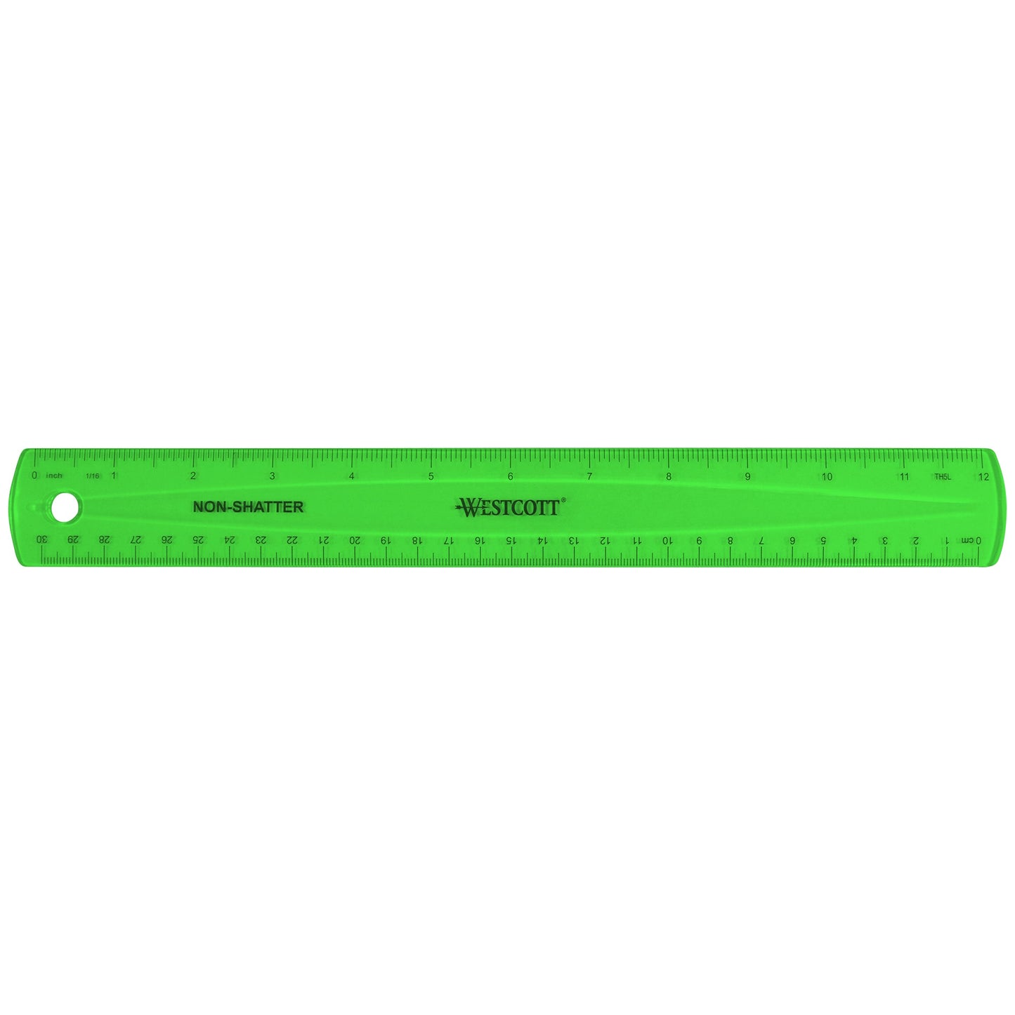 Westcott 12’’ Shatterproof Ruler Assorted Translucent Colors (14381) - World’s Favorite Scissors