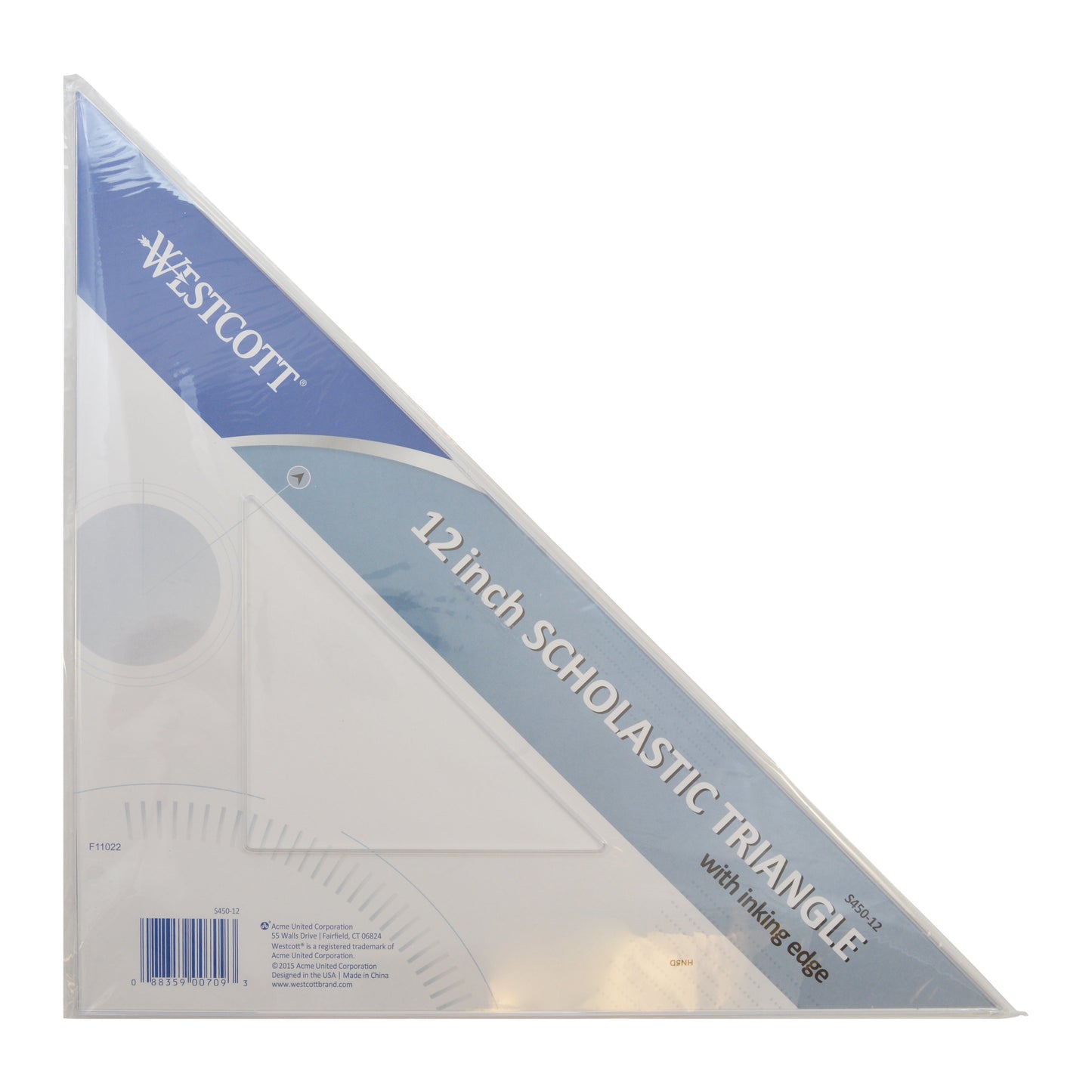 Westcott 12’’ Styrene Triangle (45° /90°) (S450-12) - World’s Favorite Scissors