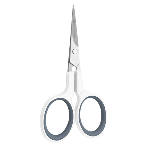 Westcott 4’’ Titanium Bonded Straight Scissor White/Gray (15148) - World’s Favorite Scissors