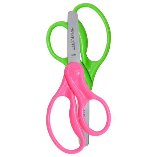 Westcott 5’’ Hard Handle Kids Scissors 2pk Blunt (13168) - World’s Favorite