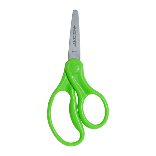 Westcott 5’’ Hard Handle Kids Scissors Pointed Assorted Colors (13131) - World’s Favorite