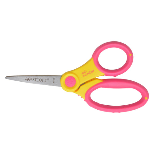 Westcott 5’’ Scissors with Anti-Microbial Protection Pointed (14597) - World’s Favorite