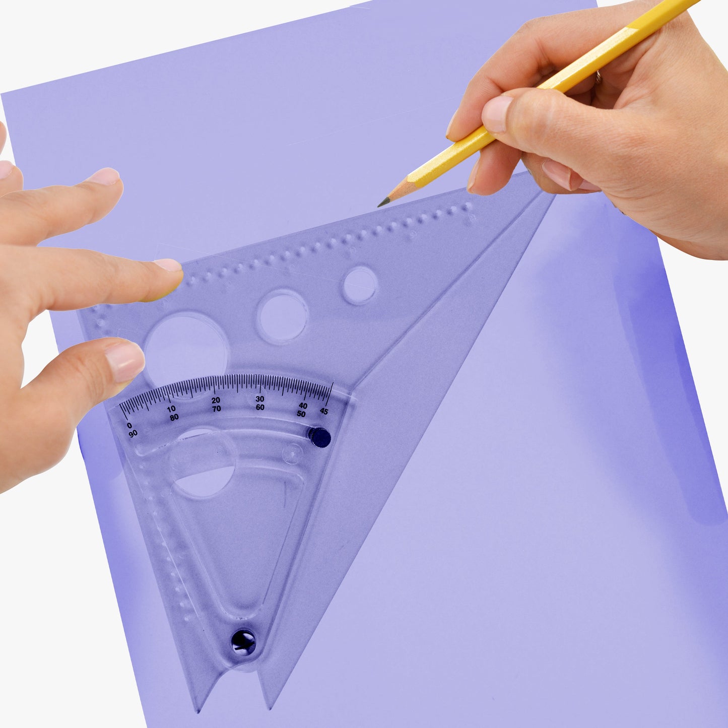 Westcott 8’’ Adjustable Triangle Scale (AT-8) - World’s Favorite Scissors