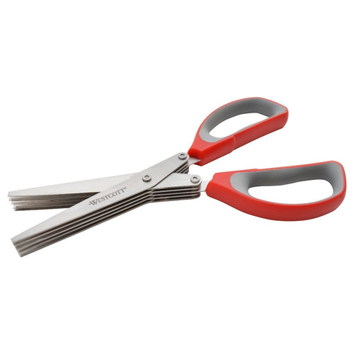 Westcott 8’’ All Purpose Shredder Scissor Red (15471) - World’s Favorite Scissors