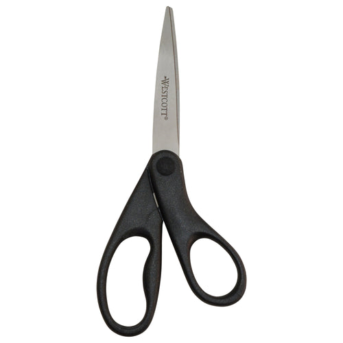 Westcott 8’’ All Purpose Straight Scissors Metallic Black (13139) - World’s Favorite
