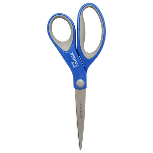 Westcott 8’’ Straight Soft Handle Anti-microbial Scissors (17930) - World’s Favorite