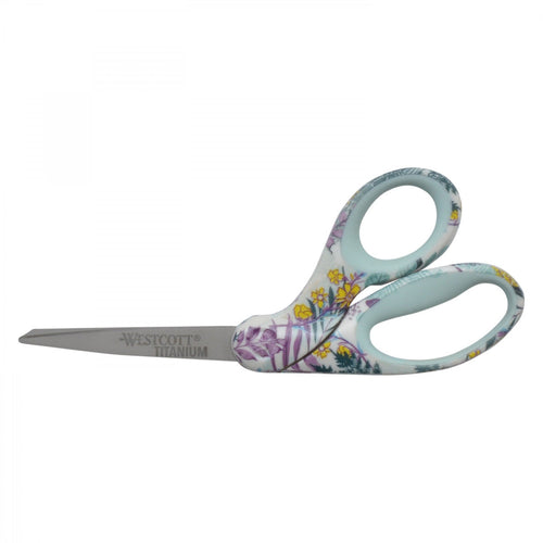 Westcott 8’’ Titanium Bonded Fashion Scissors Bent - World’s Favorite
