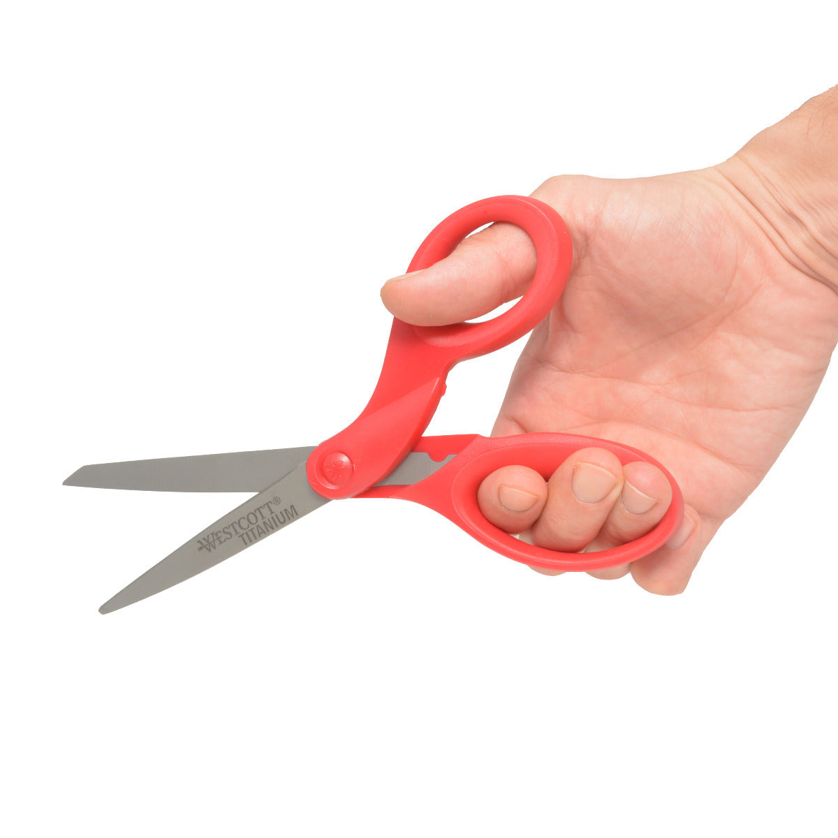 Westcott 8’’ Titanium Bonded Hard Handle Scissors Assorted Colors 3pk (00512) - World’s Favorite