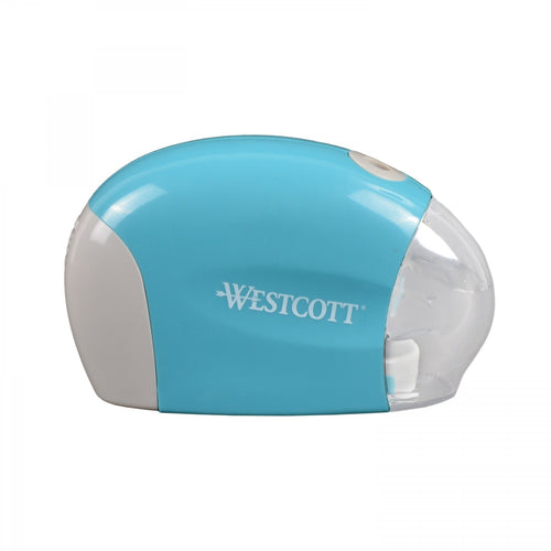 Westcott Battery Pencil Sharpener Blue and Black (14074-004) - World’s Favorite Scissors