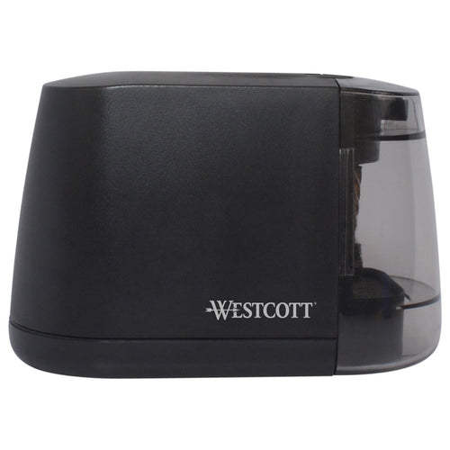 Westcott iPoint Duo™ Dual-Powered Battery/Electric Pencil Sharpener Black (17812) - World’s Favorite Scissors