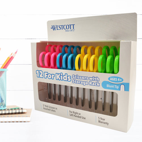 Westcott Kids 5’’ Scissors Blunt (12 Pack) (13140) - World’s Favorite