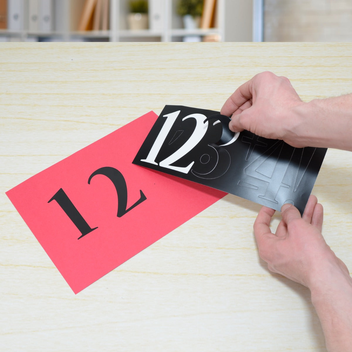 Westcott LetterCraft 4’’ Removable Vinyl Lettering Nuevo Font Black (15859) - World’s Favorite Scissors