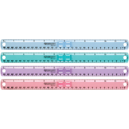 Westcott Plastic Folding Ruler Colors Vary (15390) World’s Favorite Scissors