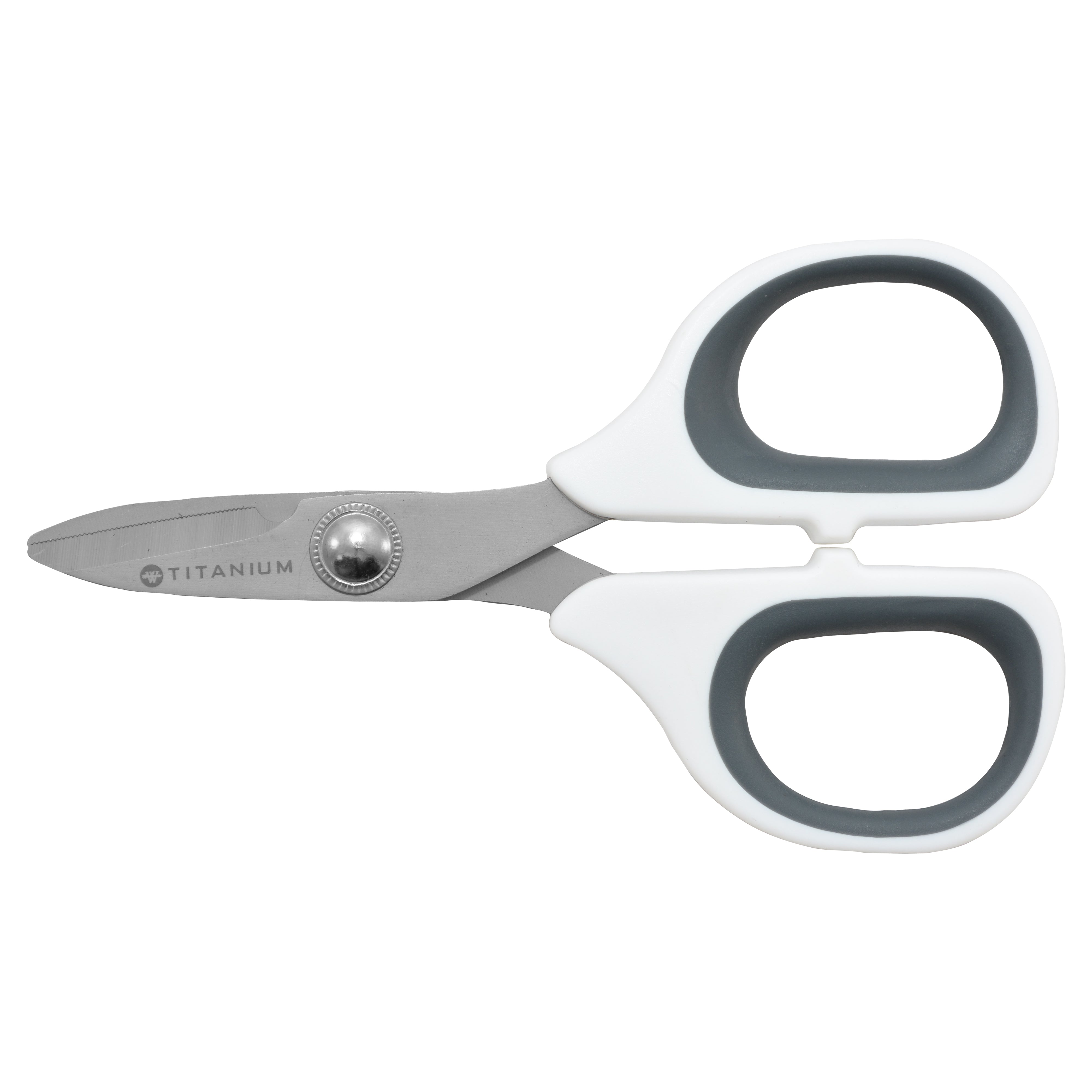 Easy Action 8" Rag Quilt Snips - Ergonomic Fabric Scissors For Quilting & Sewing