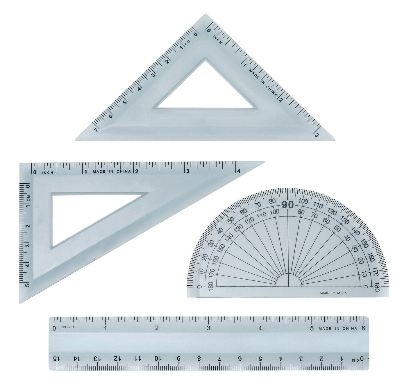 Westcott Ruler Combo Set-4pcs (KT-1) - World’s Favorite Scissors