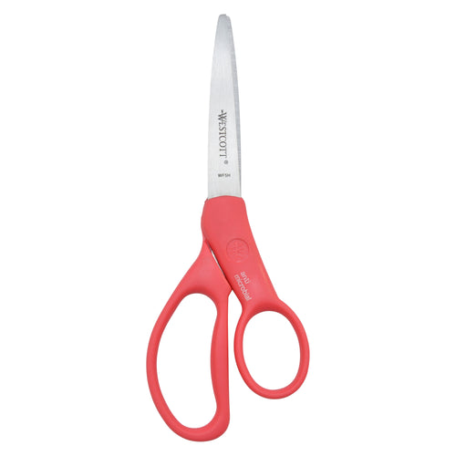 Westcott Student Scissors With Anti-microbial Protection 7-Inch Color Varies (14231) - World’s Favorite
