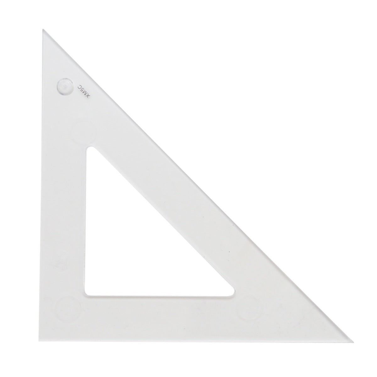 Westcott Styrene Triangle 4’’ 45/90 Degree Transparent (S450-4) - World’s Favorite Scissors