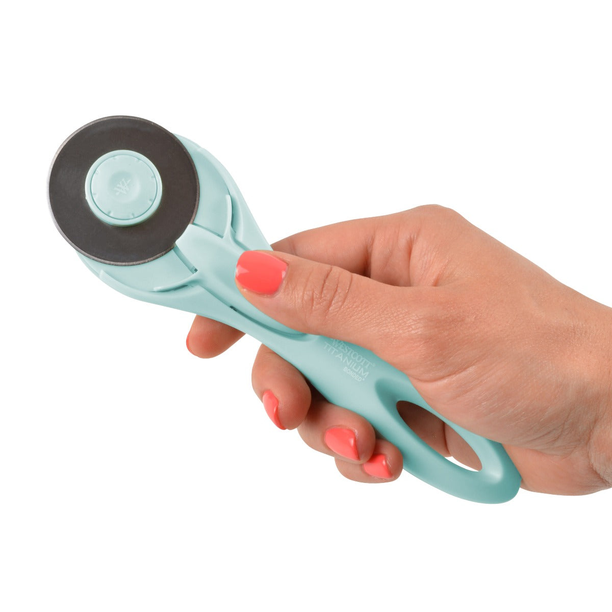 Westcott Titanium 60MM Rotary Cutter with Blade Blue World’s Favorite Scissors