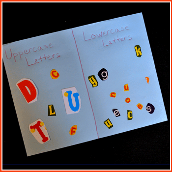 Craft Projects - Kids - School - Language Arts - Looking at Letters ...