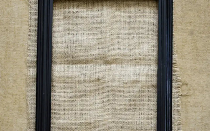 Burlap Accessories Holder