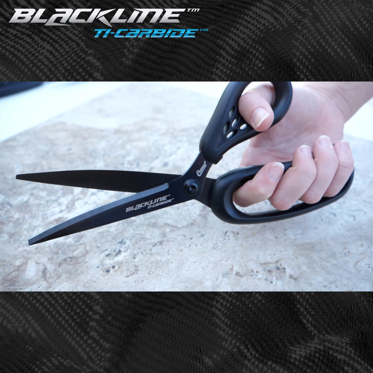 Westcott Clauss 10’’ Blackline Titanium Carbide Shear - World’s Favorite Scissors