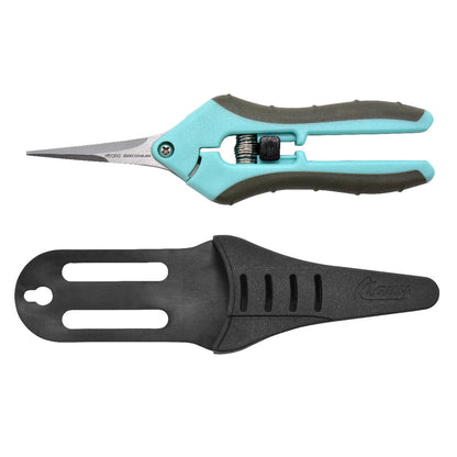 Westcott Clauss 6.75” Hydro Curved Titanium Bonded Non-Stick Spring-Assist Snips Blue - World’s Favorite Scissors