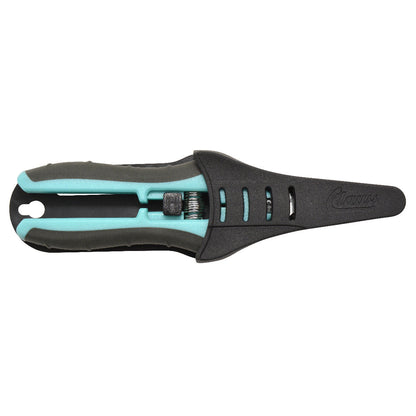 Westcott Clauss 6.75” Hydro Curved Titanium Bonded Non-Stick Spring-Assist Snips Blue - World’s Favorite Scissors