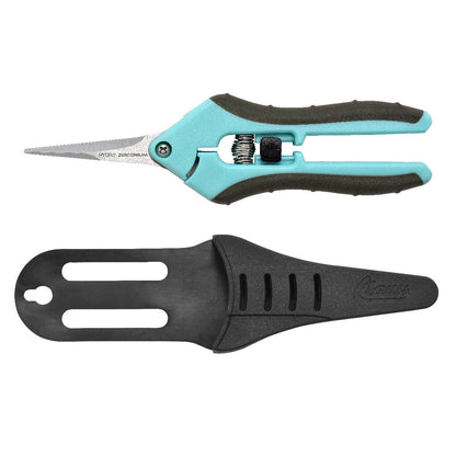 Westcott Clauss 6.75” Hydro Straight Titanium Bonded Non-Stick Spring-Assist Snips Blue - World’s Favorite Scissors