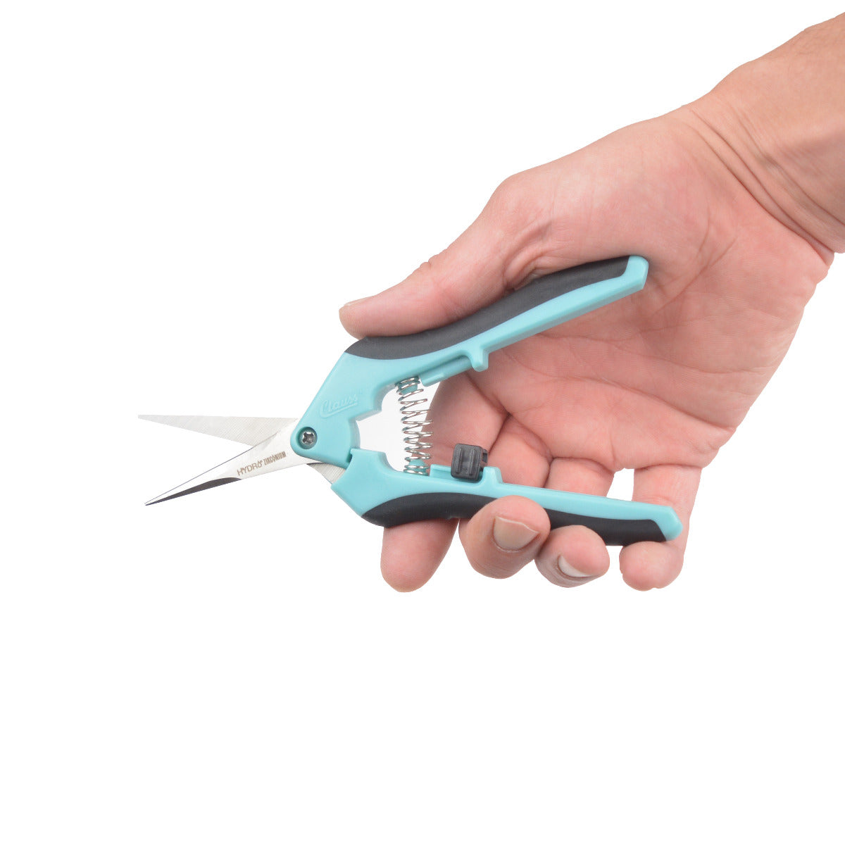 Westcott Clauss 6.75” Hydro Straight Titanium Bonded Non-Stick Spring-Assist Snips Blue - World’s Favorite Scissors