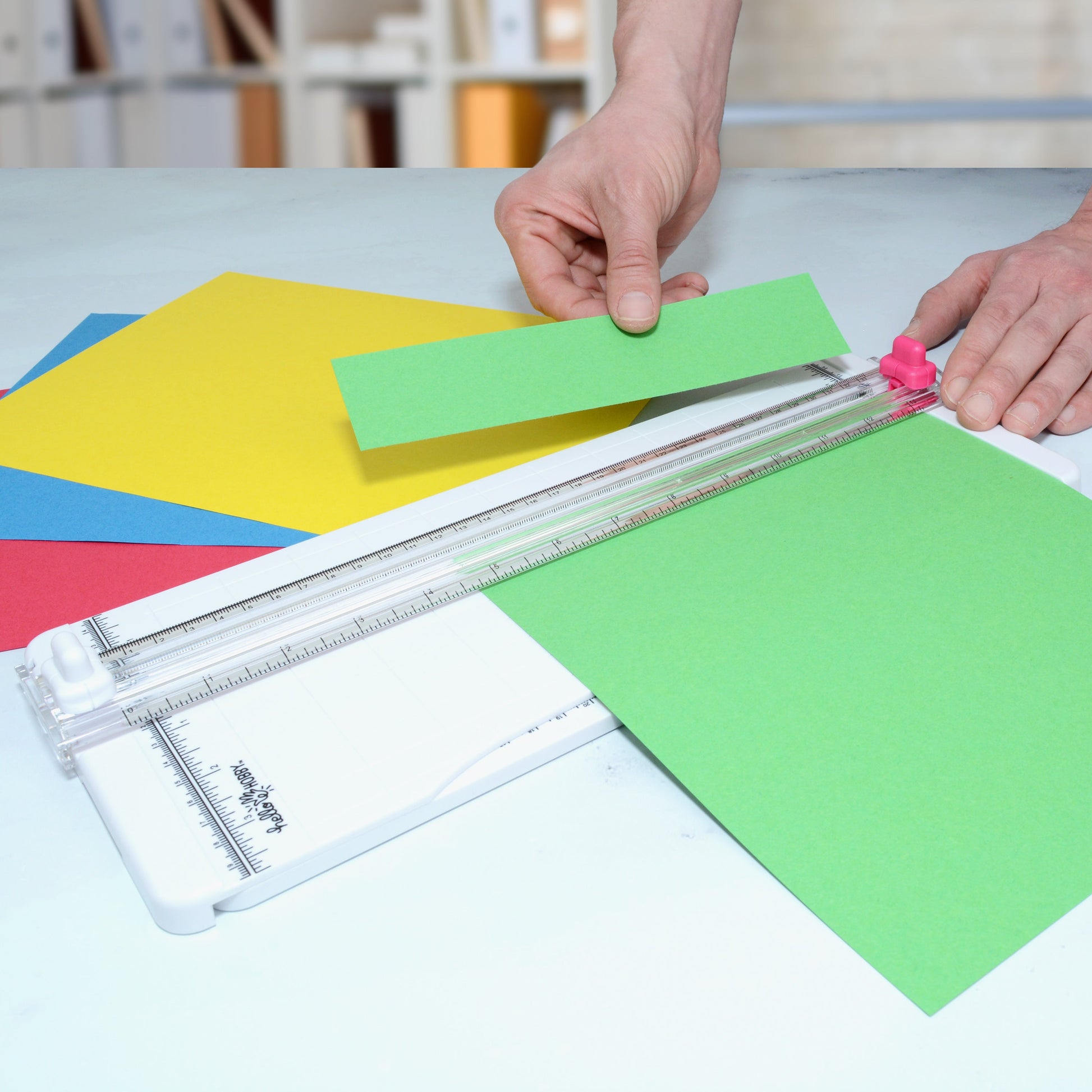 Westcott Hello Hobby Multi Purpose Personal Paper Trimmer 13’’ Plastic Pink 1 Count (55965 PARENT) World’s Favorite