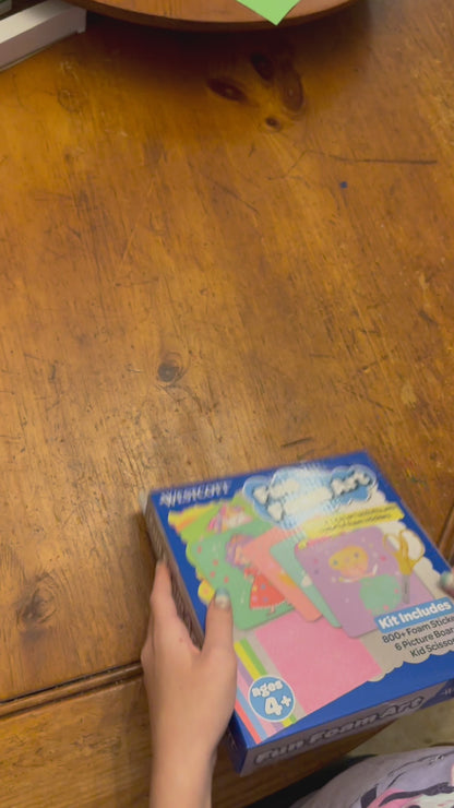 Westcott Fun Foam Art Kit for Kids with Over 800 Stickers (00983-PARENT)