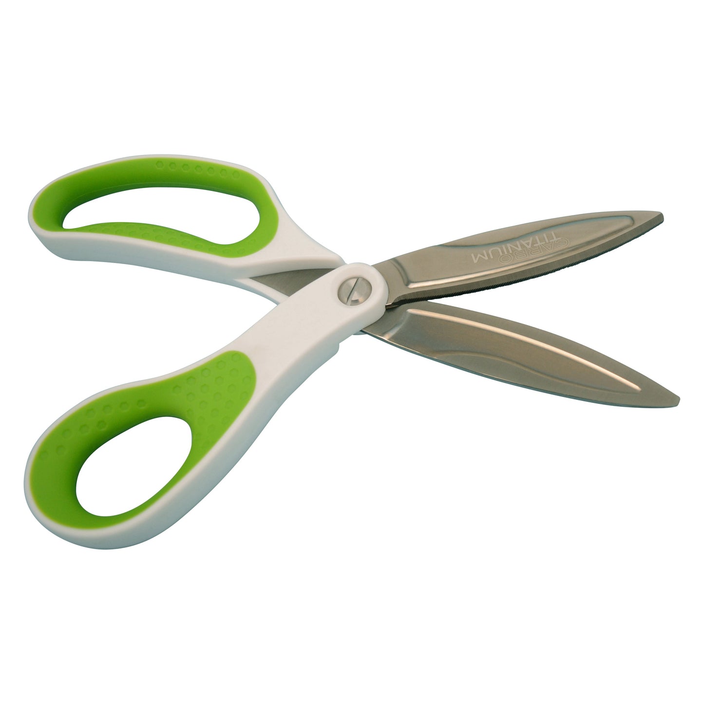 Westcott 10’’ CarboTitanium Industrial Strength DIY and Crafting Scissors for at Home or Worksite Green/White