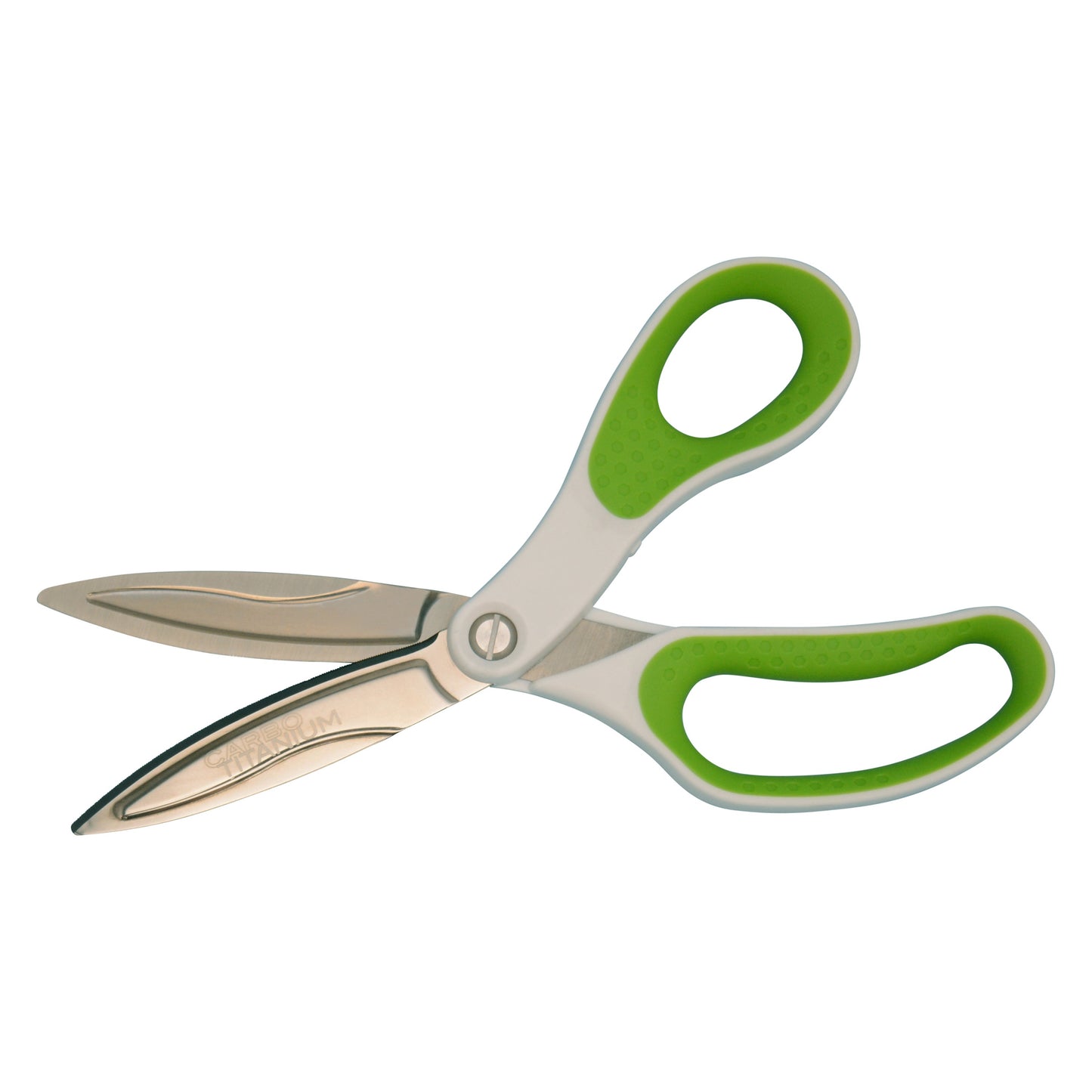 Westcott 10’’ CarboTitanium Industrial Strength DIY and Crafting Scissors for at Home or Worksite Green/White
