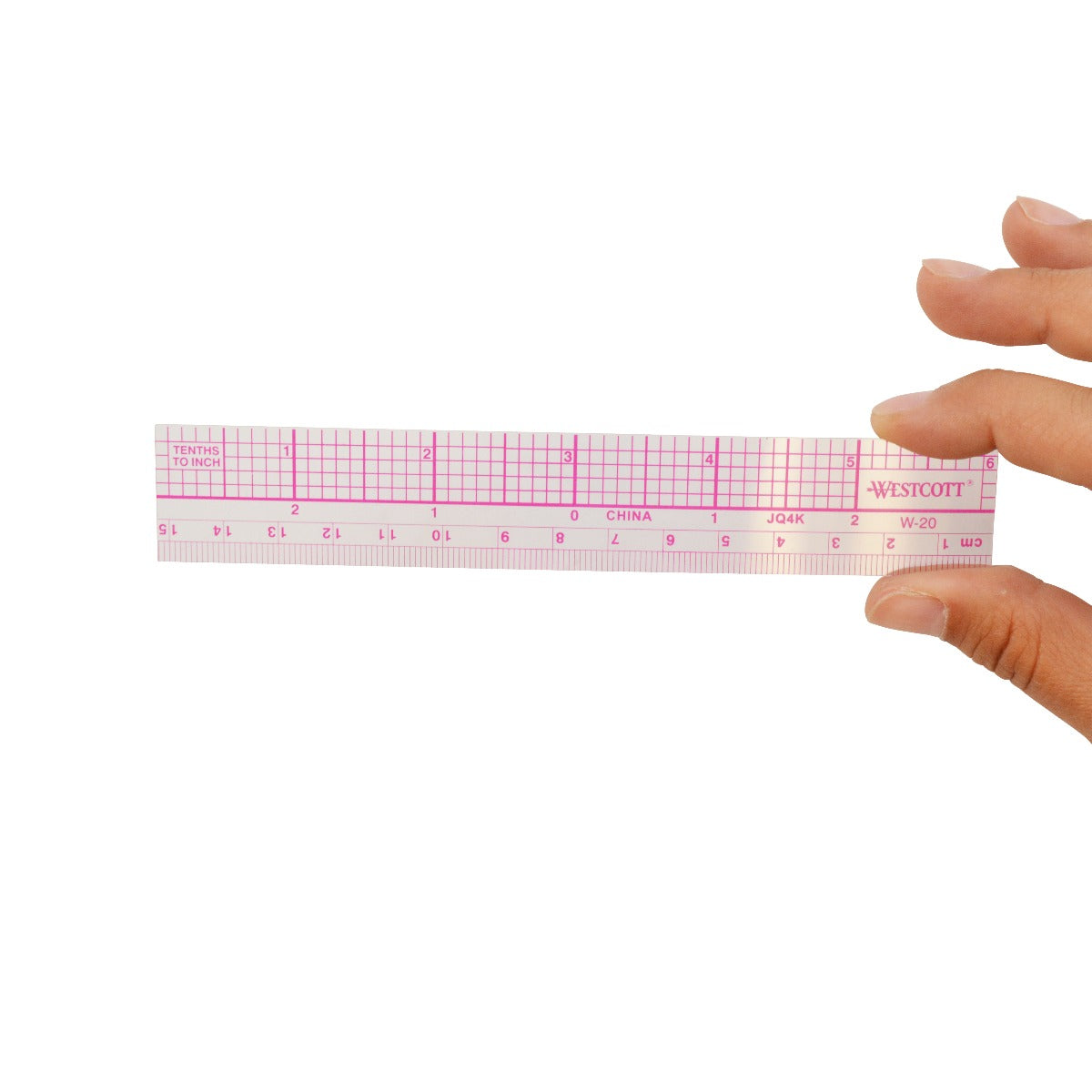 Westcott 10ths Graph Ruler Inches/Metric 6-Inches (W-20) - World’s Favorite Scissors