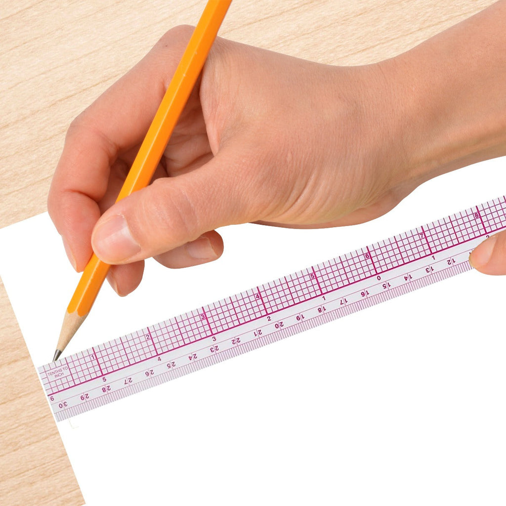 Centering Ruler Westcott B-55 Beveled Ruler Set - 3 Pack Of 6-Inch/15cm ...