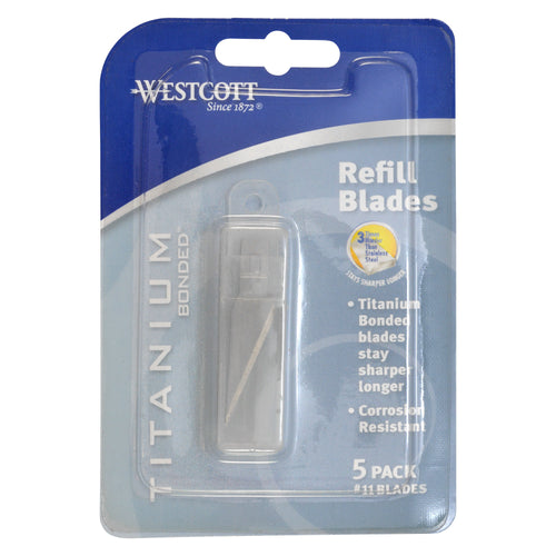 Westcott #11 Hobby Knife Refill Blades 5pk (14938) - World’s Favorite Scissors