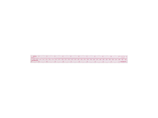 Westcott 12’’/30cm Combo Scale Ruler (M-100)