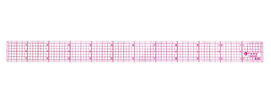 Westcott 12’’ 8ths Beveled Ruler,(B-60)