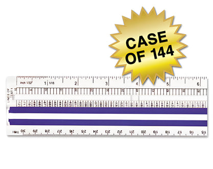 Westcott 12’’ Data Processing Magnifying Ruler Clear (14125) - 6