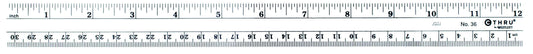 Westcott 12’’ Flexible Inch/Metric Ruler Bulk Pack (100 per Box) (36-BP)