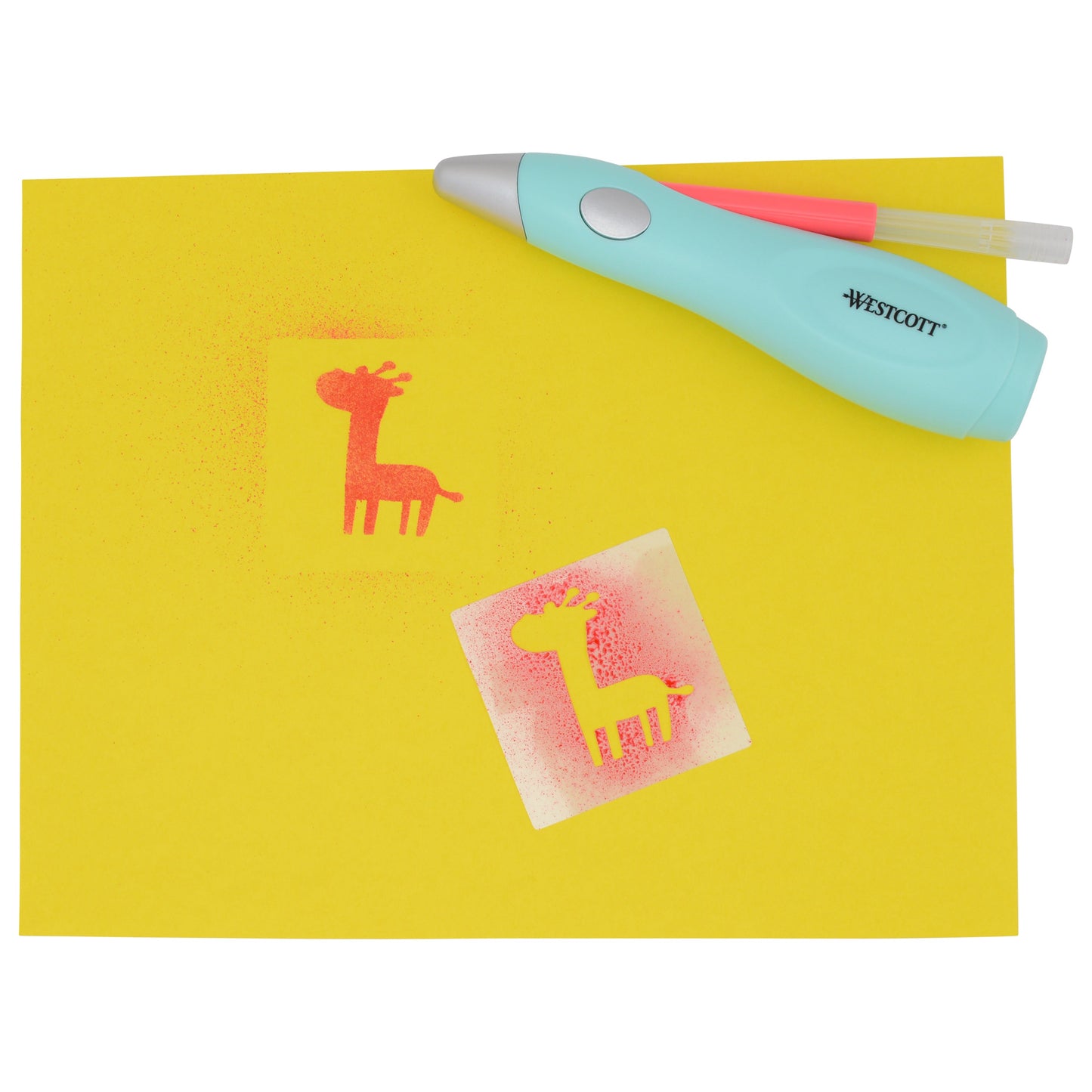 Westcott 12-Pack Felt-Tip Markers Refill Pack for Magic Airbrush Set Adults and Kids Painting & Drawing Water-Soluble