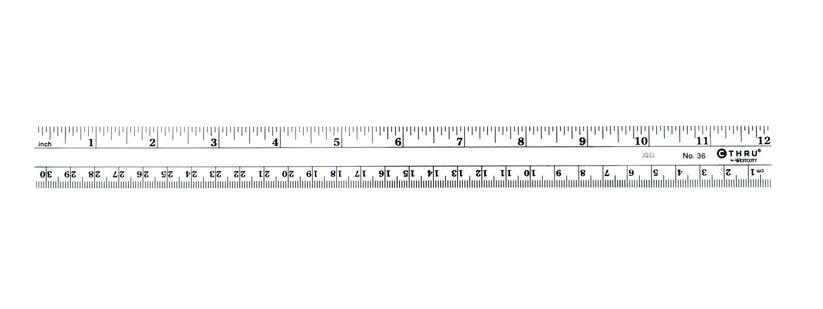 Transparent Scale Ruler Mm Westcott 12