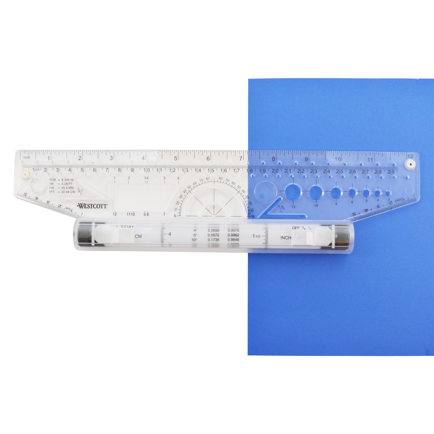 Westcott 12’’ Rolling Ruler Clear (ROL-12)