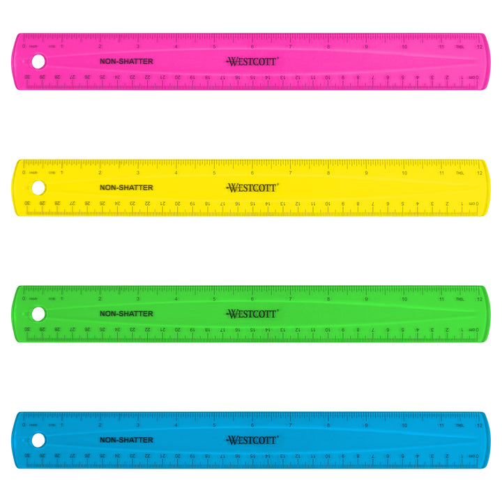 Omniscan Ruler Colors Plastic Rulers – westcottbrand