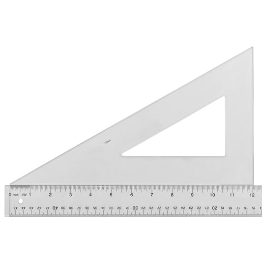 Westcott 12’’ Styrene Triangle (30° /60°) (S390-12)