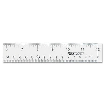 Westcott 12’’ Transparent Acrylic Ruler Clear (10562)