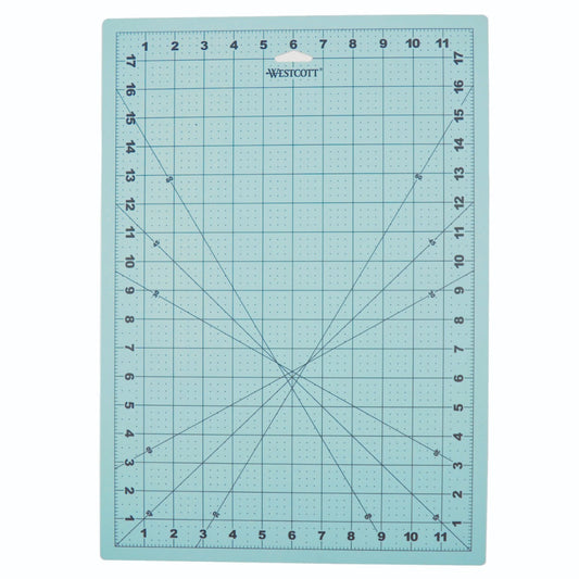 Westcott 12 X 18in Self-Healing Cutting Mat with Grid for Sewing Quilting Card Making (00504)